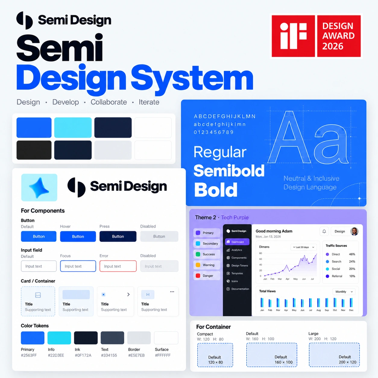 Semi Design System project interface